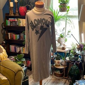 Gray Long Sleeve Blondie Dress